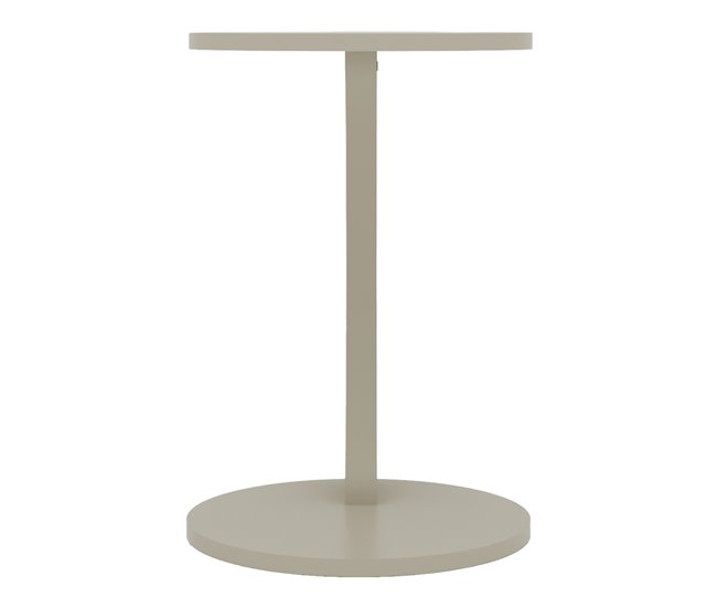 Mesa auxiliar Holeby con 4 ruedas 38x38 Arena