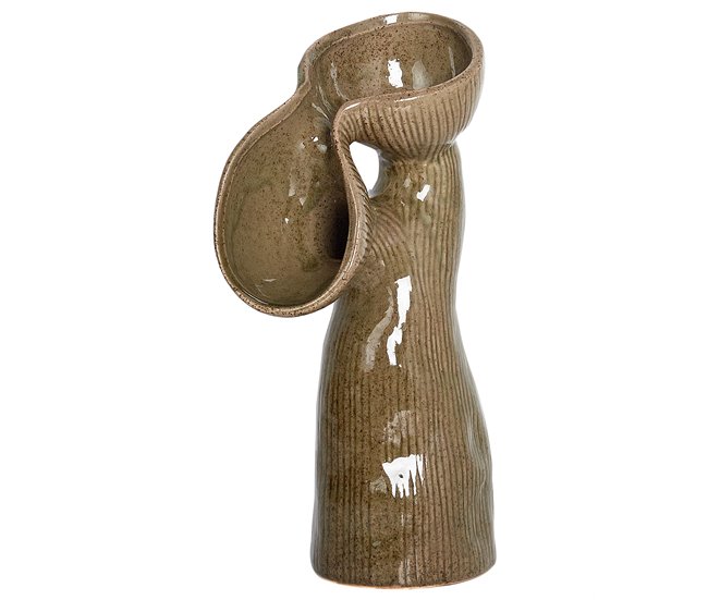 Beliani Jarrón para flores CALAMUS Verde