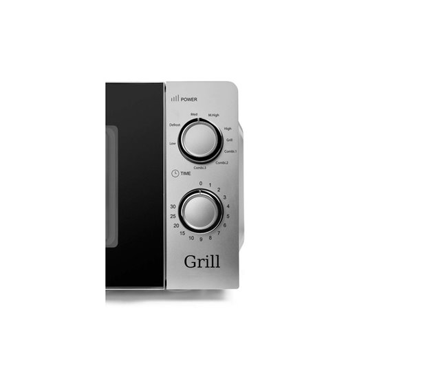 Microondas con Grill MIG 2138 Negro/ Inox