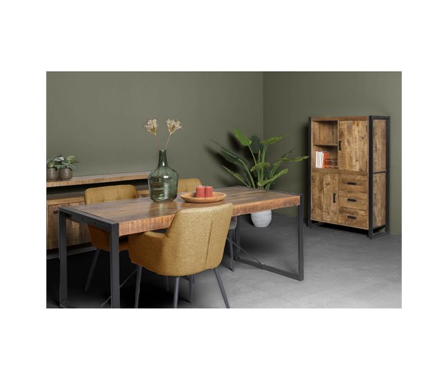 -Mesa de comedor x1 Marron