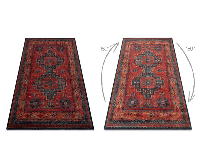 Alfombra de lana OMEGA HARI oriental 235x350 Rojo