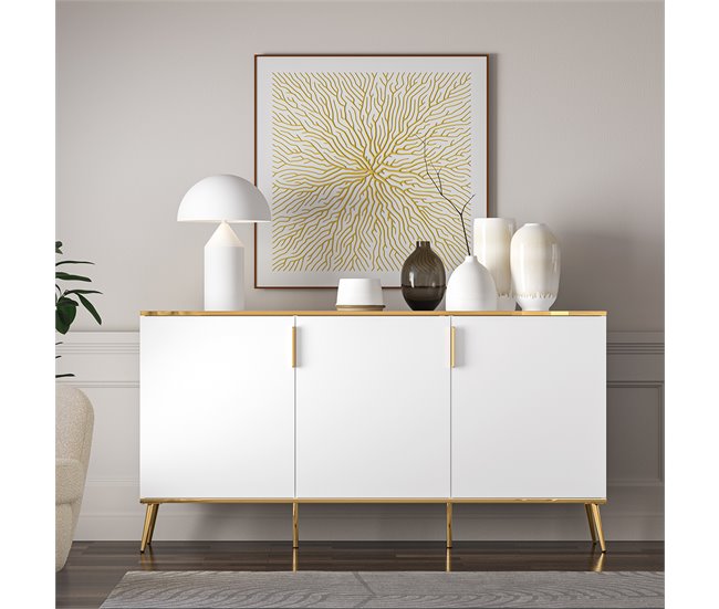 Bufé 3 puertas Zora Blanco