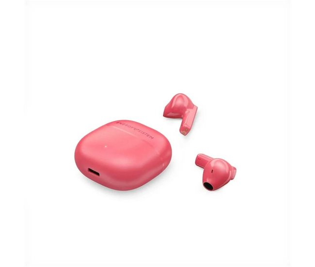 Auriculares in Ear Bluetooth StreetMusic Coral Multicolor