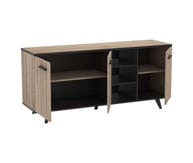 Aparador Comedor Wayne Negro/ Madera