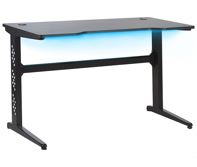 Beliani Escritorio gamer DEXTER 120x60 Negro