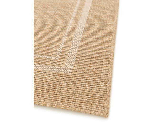 Alfombra de interior/exterior efecto yute GUINEA - ATTICGO 80x150 Beige