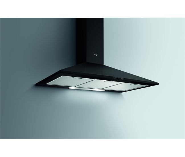 Campana de pared piramidal TURBOAIR CERTOSA Negro
