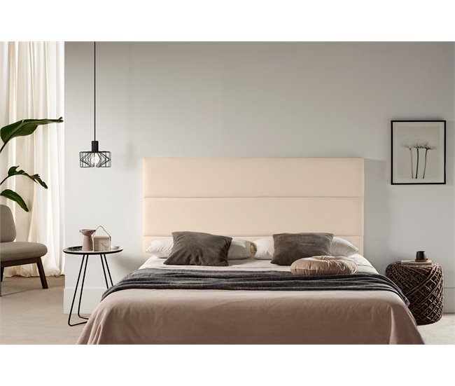 CABECERO TAPIZADO GENOVA POLIPIEL  - Moonia 90 Beige