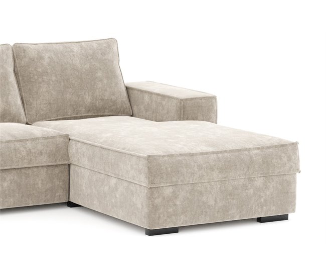 Chaise longue convertible en cama AZZURO Beige