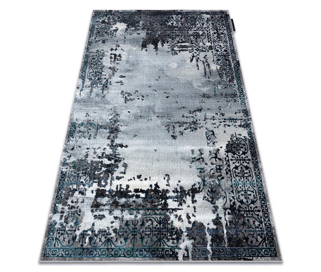 Alfombra DE LUXE moderna 2078 Ornamento vintage - Structural 160x220 Gris