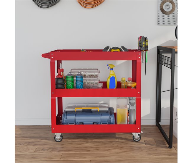 Carro de Herramientas Acero Laminado en Frío DURHAND 83 Azul