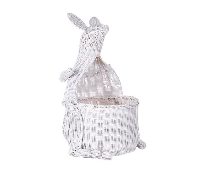 Beliani Cesta KAPITI Blanco/ Beige