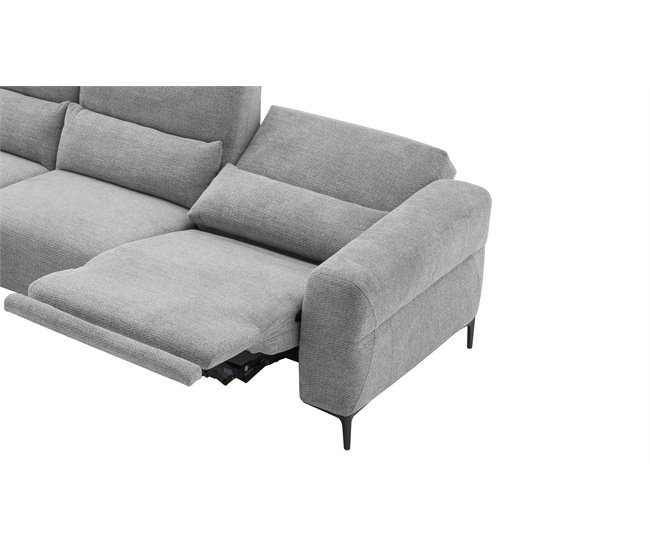 Chaise longue relax Eléctrica LEANIS Gris