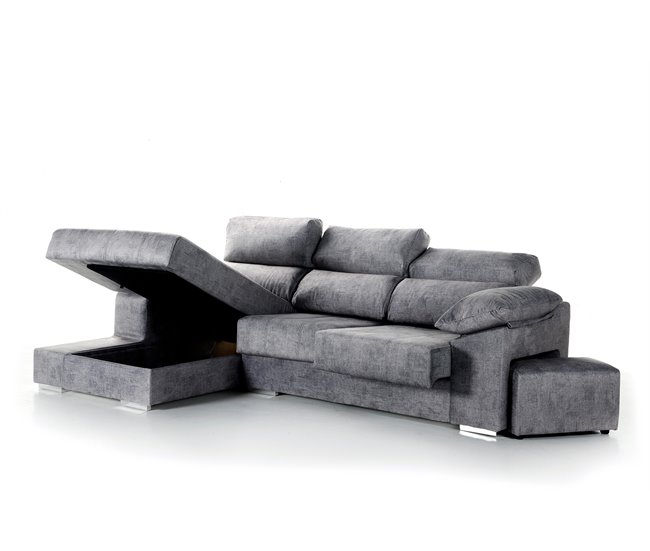 Chaise longue DANIELA II Antracita