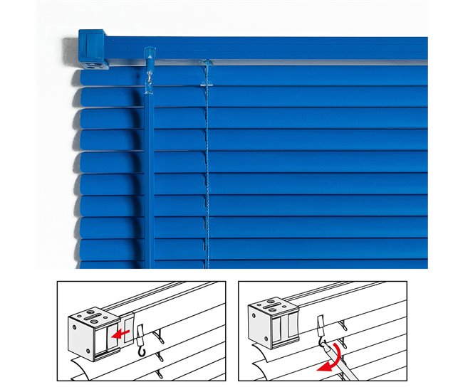 Persianas Venecianas de Aluminio con Cordón 