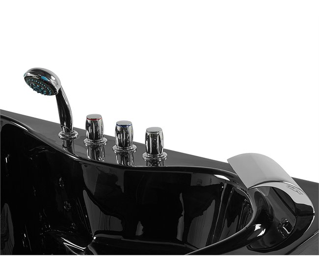 Beliani Bañera de interior TOCOA 146x205 Negro