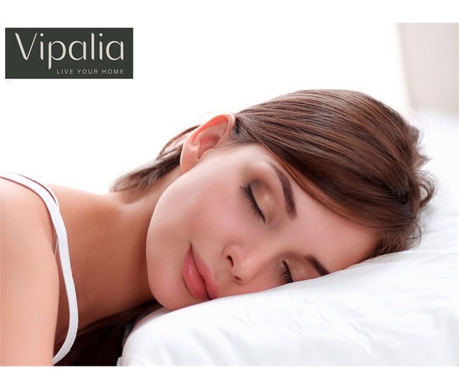 Vipalia Almohada Viscoelástica Compacta. Con tratamiento de Aloe Vera Blanco Veta