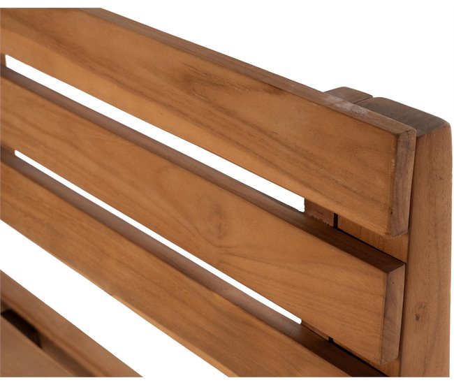 Banco de jardín - Augusta - Madera 120x50 Marron
