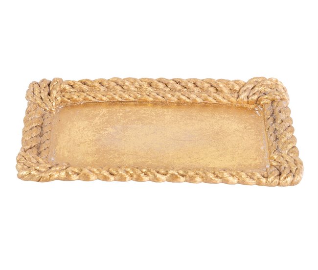 Bandeja Resina Adda Home Dorado