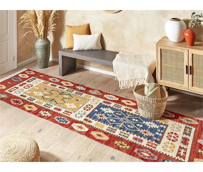 Beliani De corredor VOSKEHAT 80x300 Multicolor
