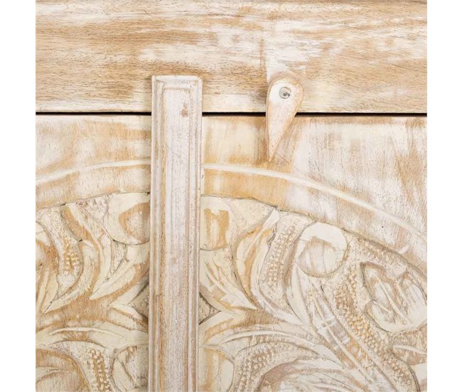 Aparador de madera acabado artesanal Beige