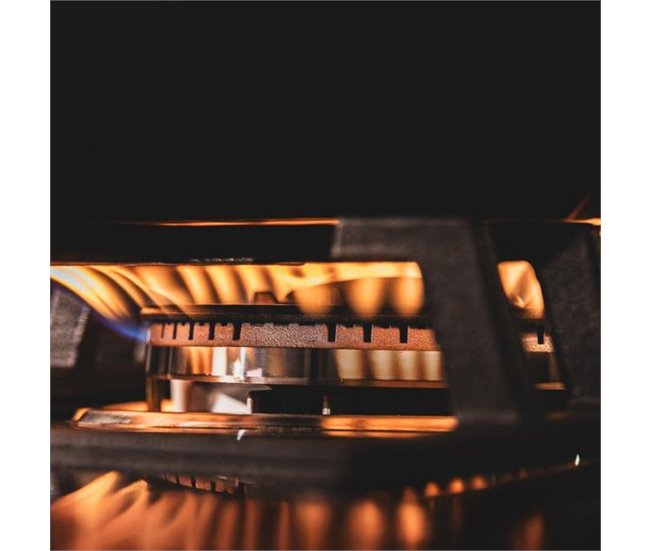 Cecotec Placa de gas Bolero Squad G 4200F Inox Negro