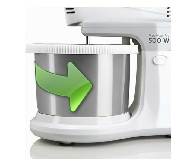 Batidora-Amasadora con Bol BL-5BW.009A MAX MIXER PRO Blanco