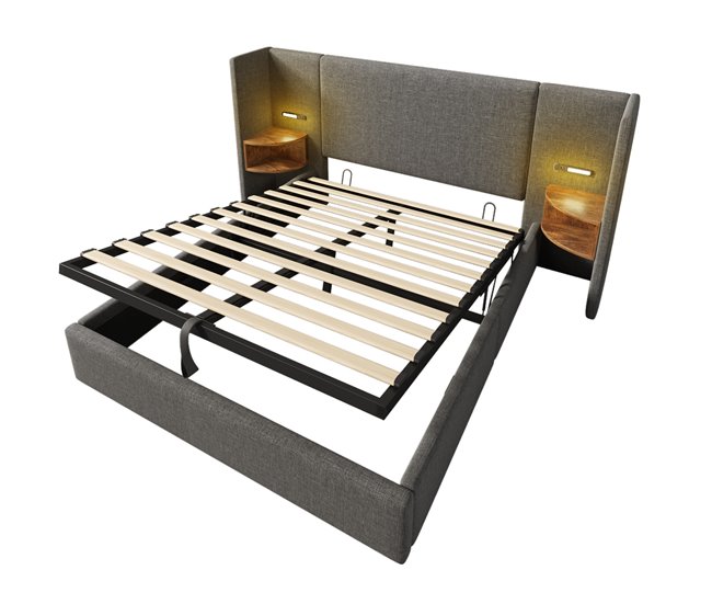 Canapés abatibles Gris