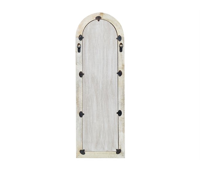 Beliani Espejo SARRY Blanco/ Beige
