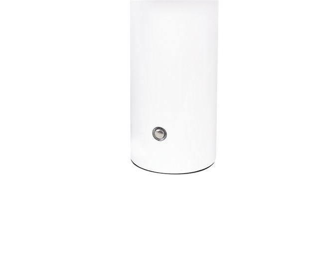 Beliani Lámpara de mesa BESOS Blanco