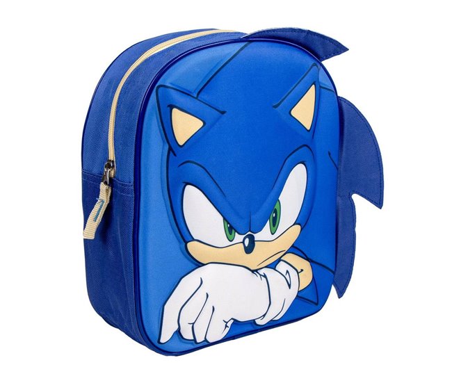 MOCHILA INFANTIL 3D APLICACIONES SONIC Multicolor