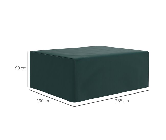 Funda para Muebles PE Outsunny Verde