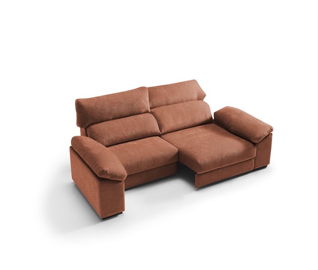 Sofá 4 plazas XXL HIBA Terracota
