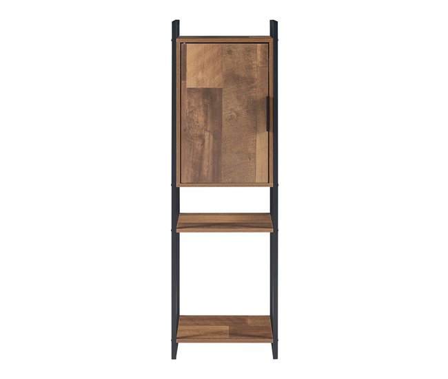 Mueble de baño auxiliar Namsskogan con compartimentos Nogal