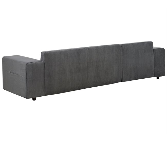 Beliani Sofá esquinero Pana LUSPA Beige