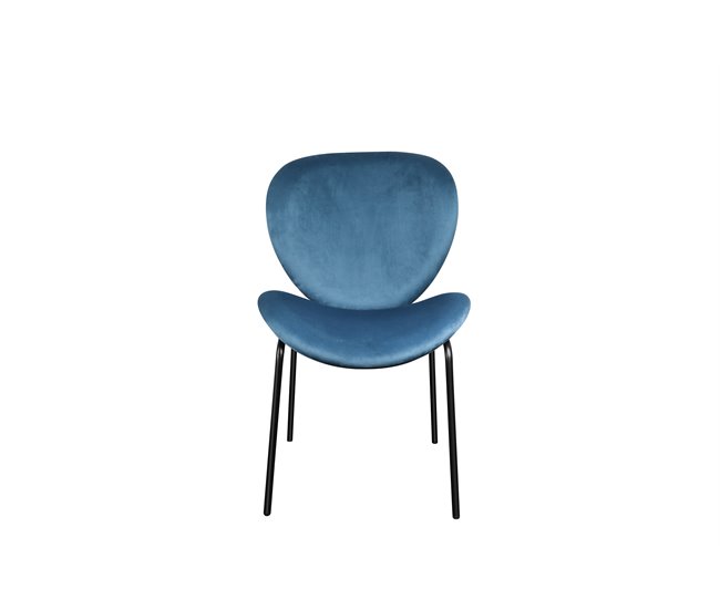 Pack de 2 sillas de comedor TULIPA  Azul