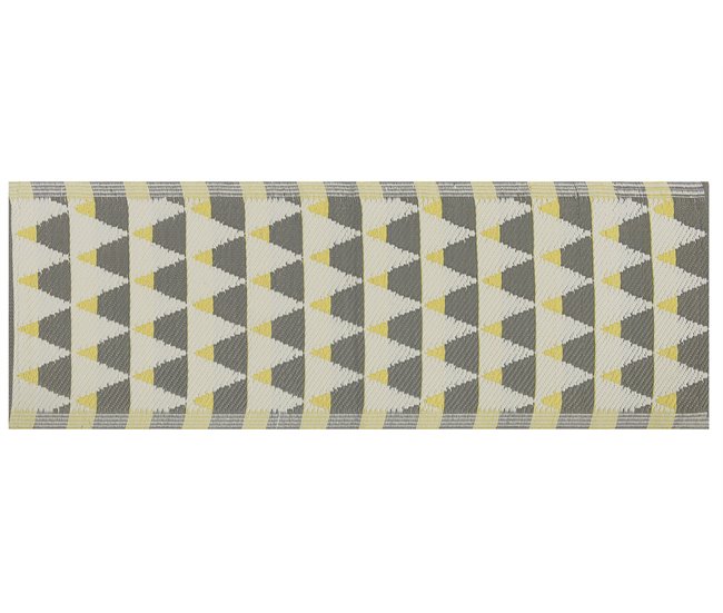 Beliani Alfombra de pelo corto HISAR 60x105 Gris