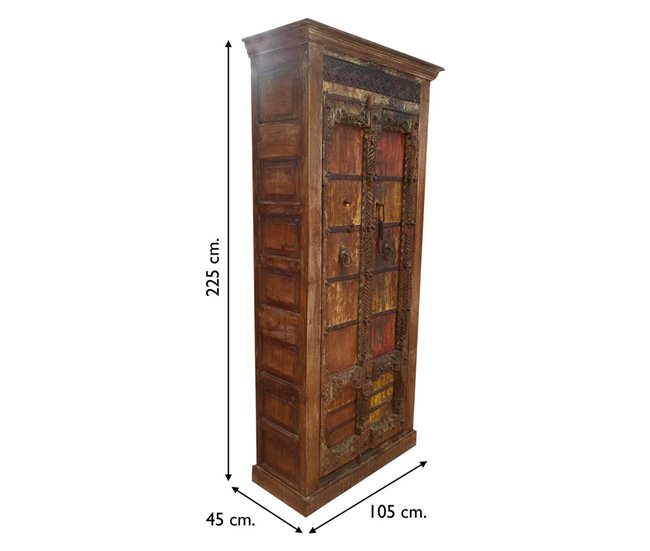 Armario de madera Marron
