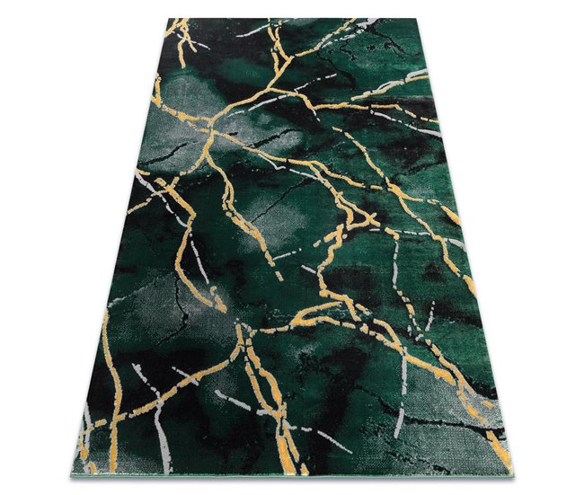 Alfombra EMERALD exclusivo 1018 glamour 80x150 Verde