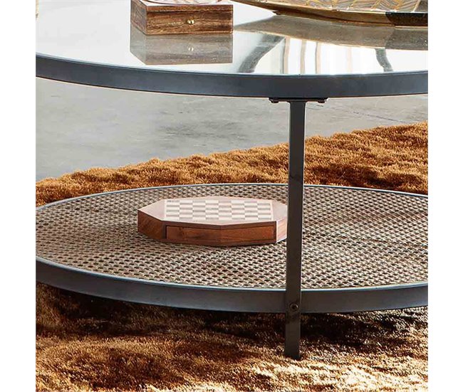Ajedrez magnético con Cajón para piezas de madera Marron