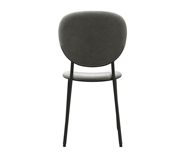 ANAIS-Silla Terciopelo (x4) Gris