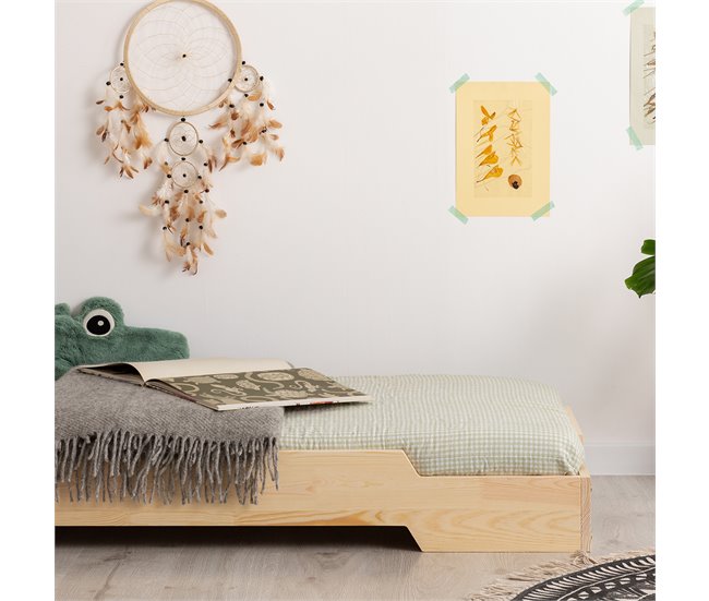 Cama con somier Cyrielle Madera