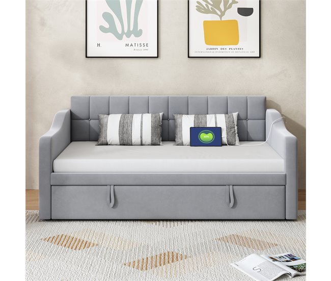 Camas nido 99x207 Gris