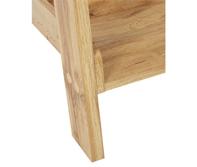 Beliani Estante para libros MOBILE DUO Madera Clara