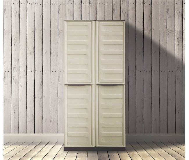 Armario exterior en PVC Beige
