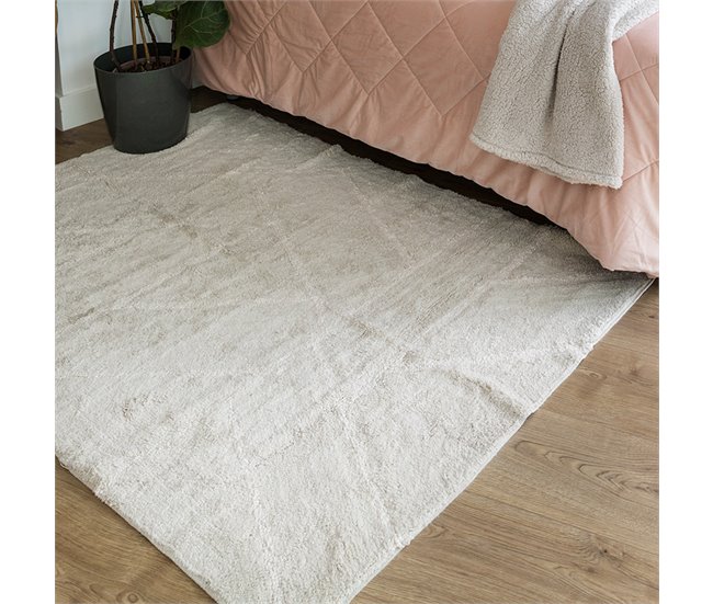 Alfombra algodón tufted M/Samoa 60x90 Beige