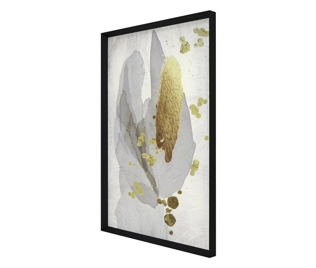 Cuadro abstracto amarillo RECUART 516 marca LART Multicolor