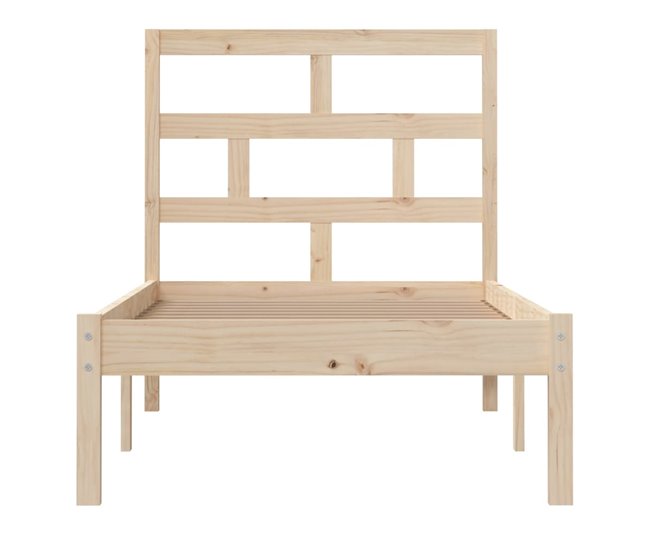 Estructura de cama 75x190 Natural