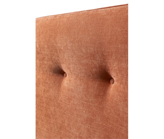 Cabecero RUBENS 160x115x12cm tela Naranja