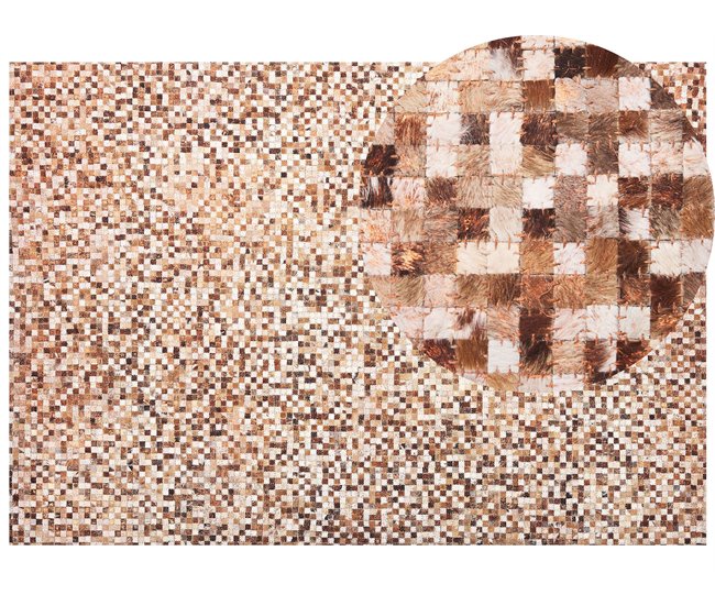 Beliani Alfombra de pelo corto TORUL 160x230 Marron
